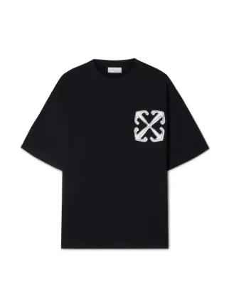 DRAGON SKATE S S TEE in black Off White Official US