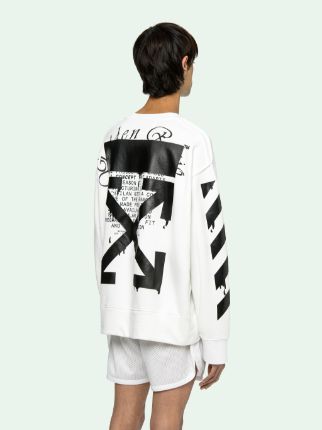 Dripping arrows deals incompiuto sweatshirt