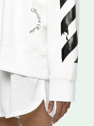 Off white dripping discount arrows incompiuto hoodie