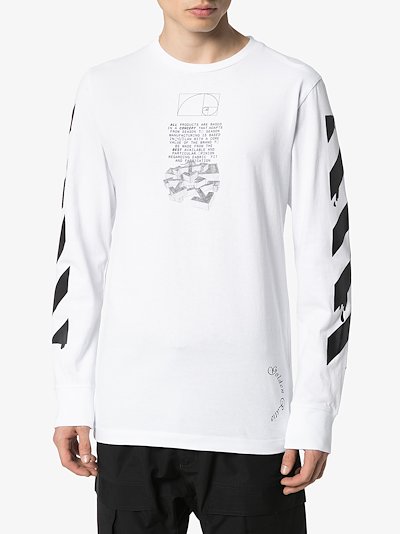 off white t shirt dripping arrows