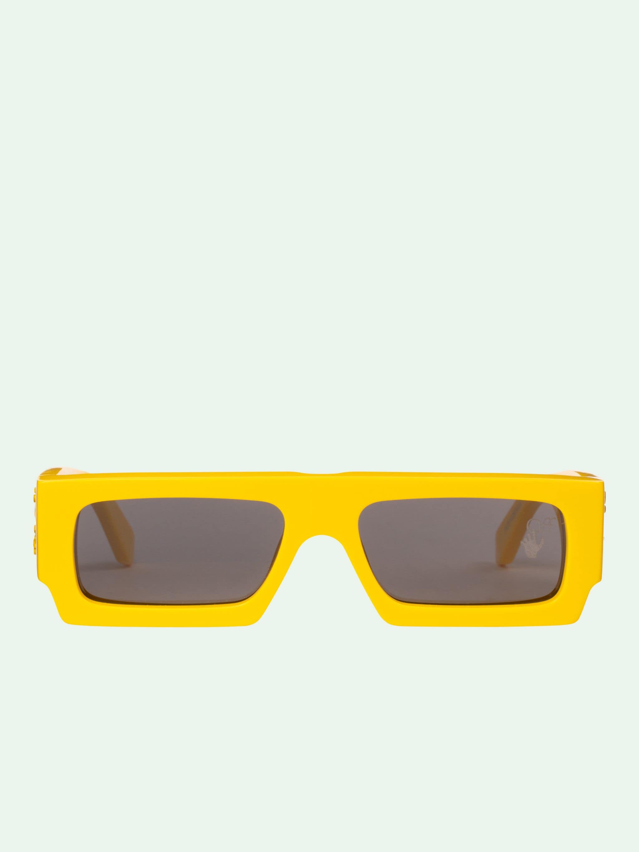 off white sunglasses yellow