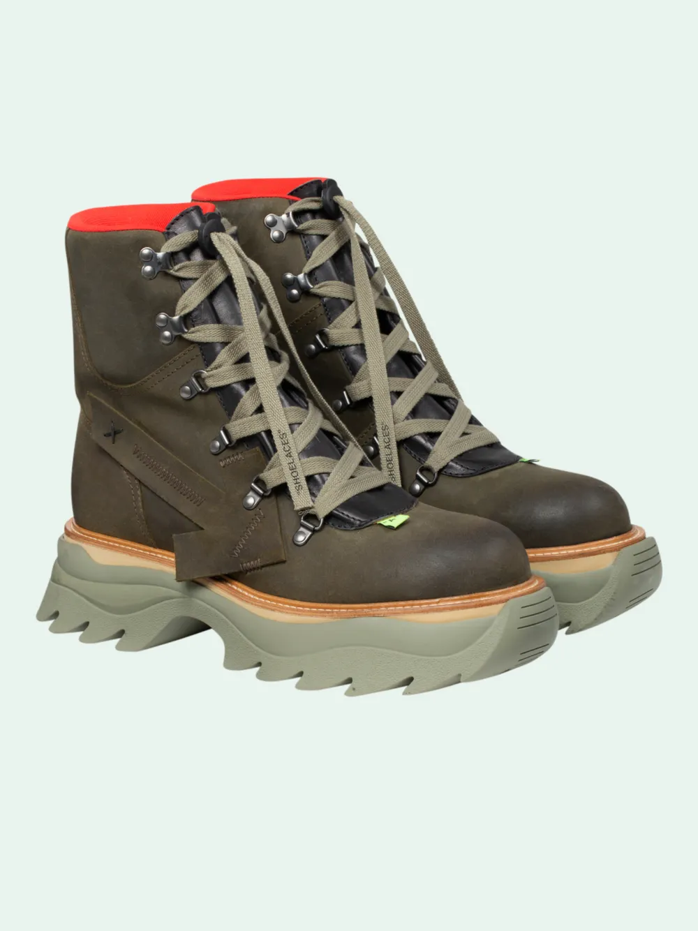 platform hiking boots