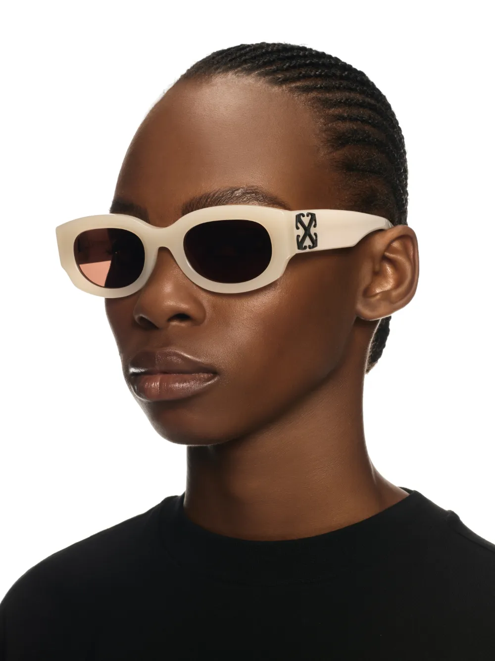 BEIGE/BRAUNE PALMER SONNENBRILLE