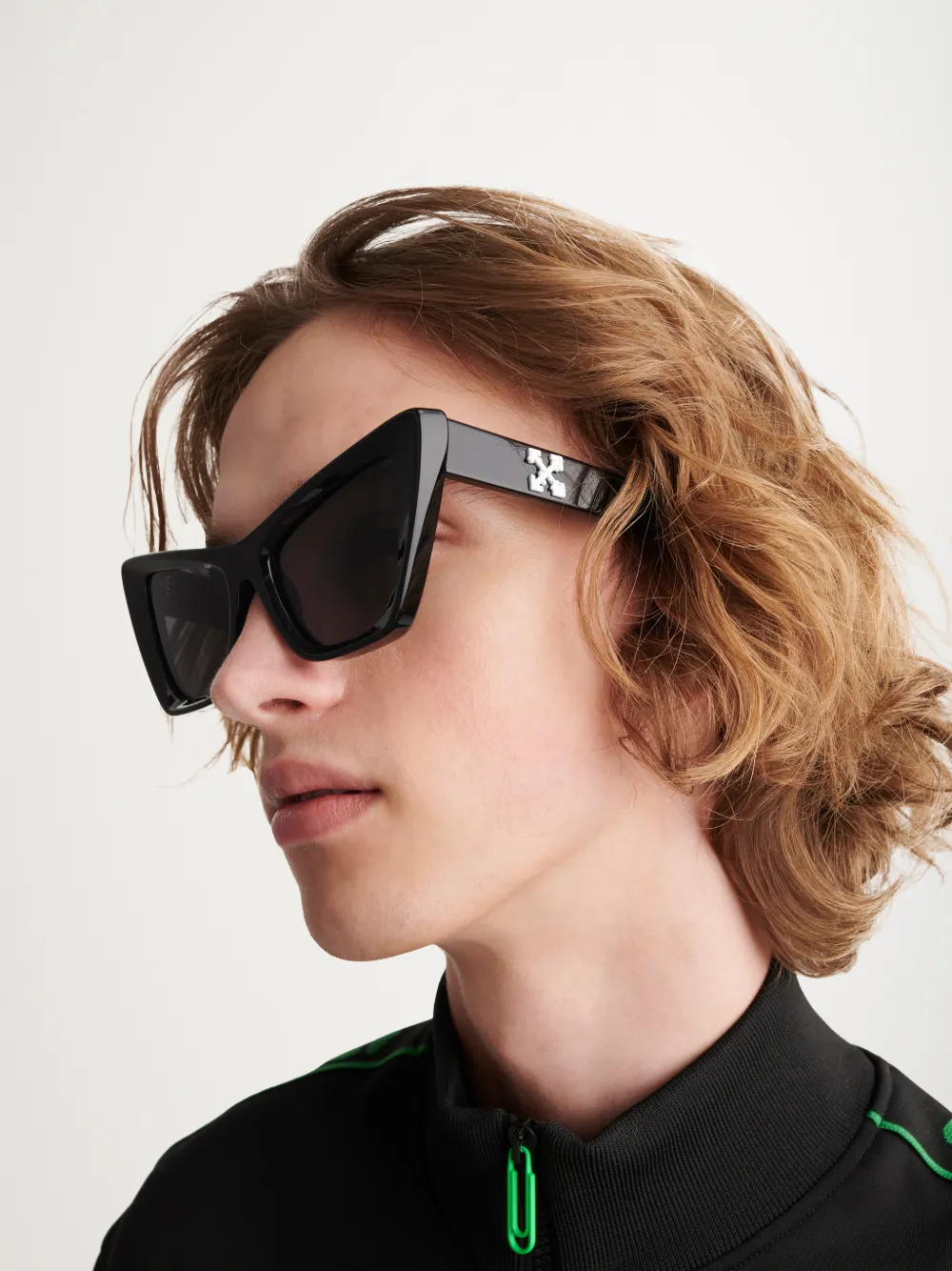 Edvard cat eye-frame sunglasses in grey | Off-White™ Official US