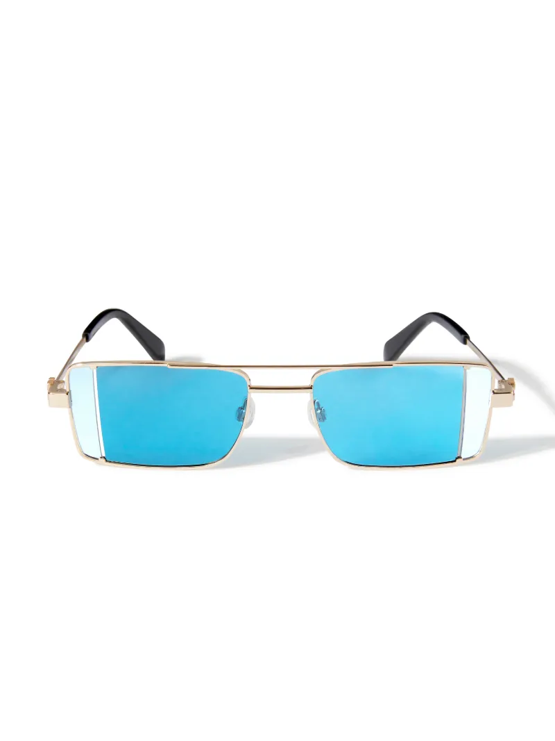 GOLD/BLUE CORTEZ SUNGLASSES