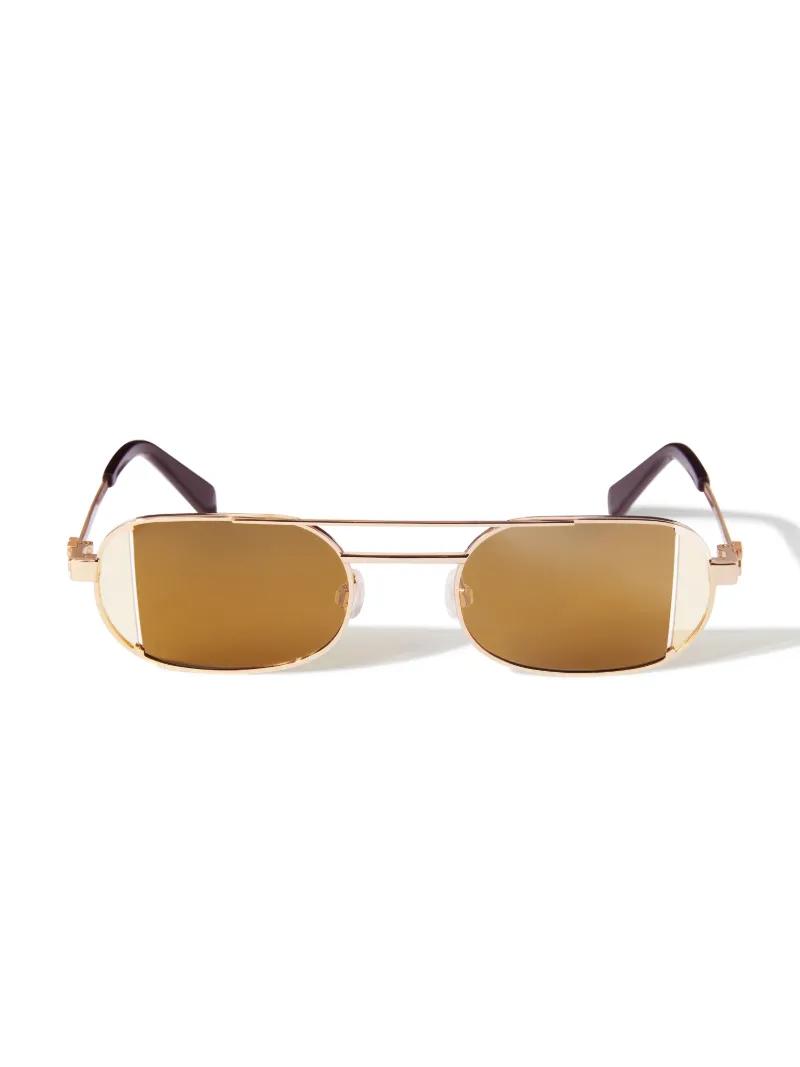 GOLD/BROWN LYNN SUNGLASSES