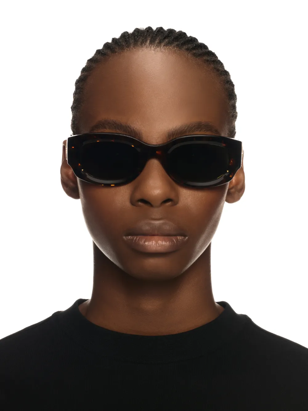 HAVANA/GREEN PALMER SUNGLASSES