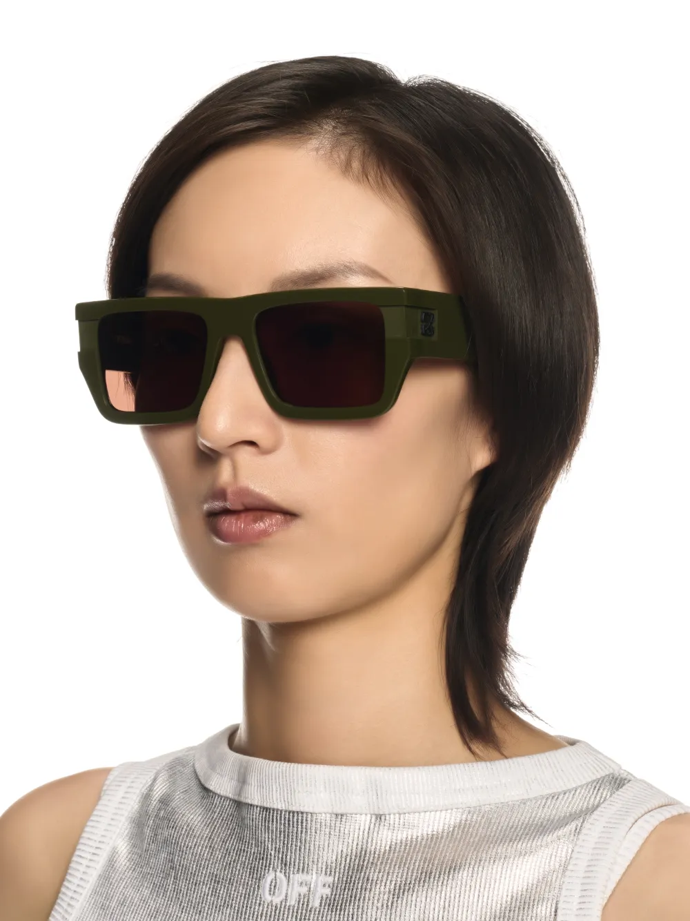 MILITARY GREEN/BROWN CHESTER SUNGLASSES