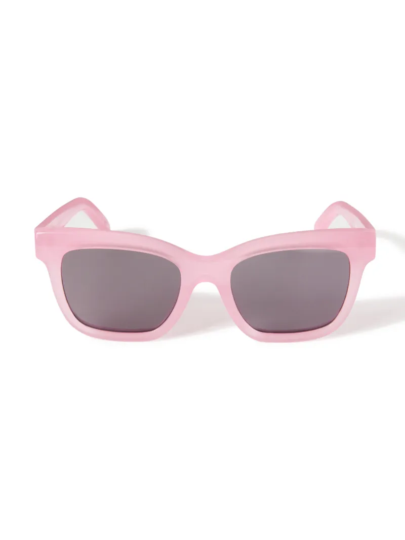 PINK/DARK GRAY LINCOLN SUNGLASSES