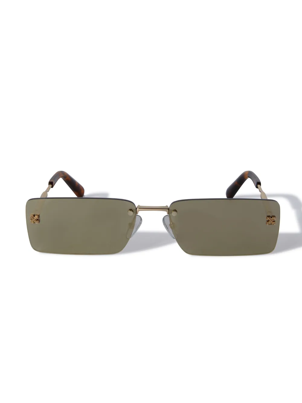 Riccione Sunglasses in gold | Off-White™ Official GR