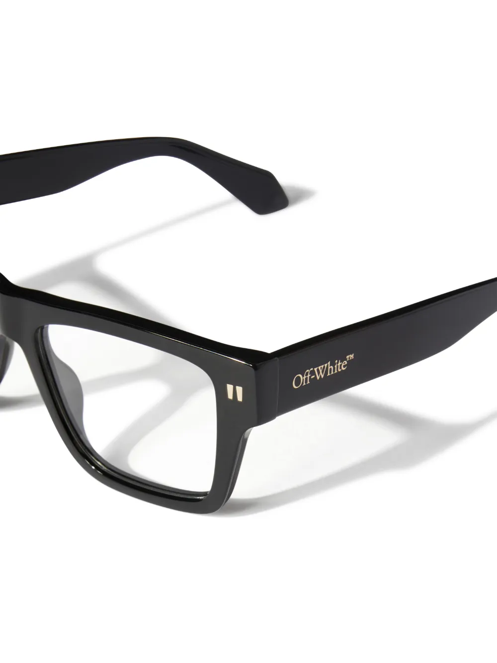 SCHWARZE BRILLE IM STIL DER 75V