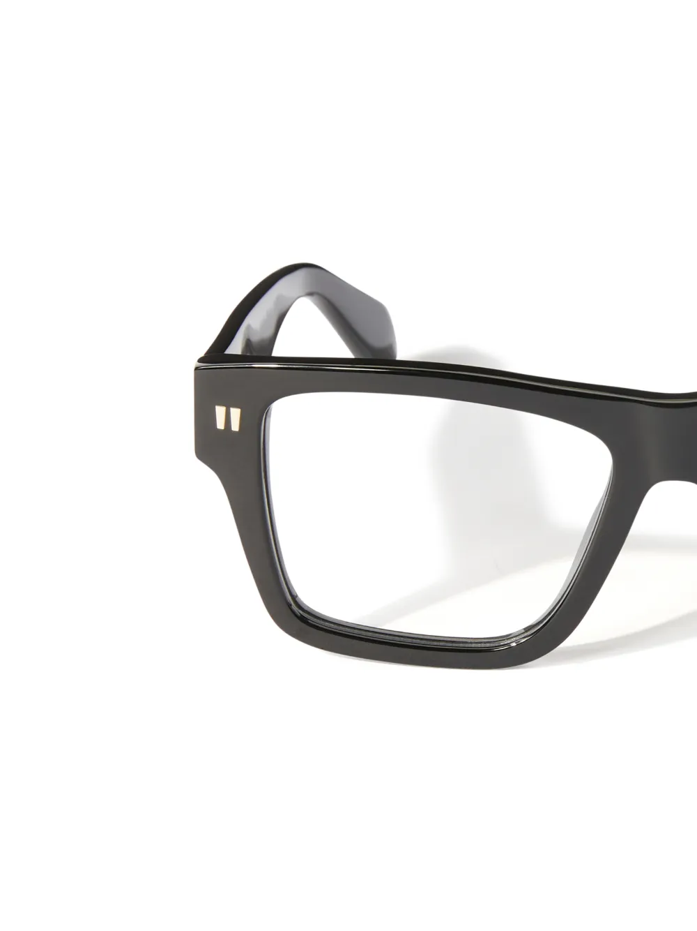 SCHWARZE BRILLE IM STIL DER 75V