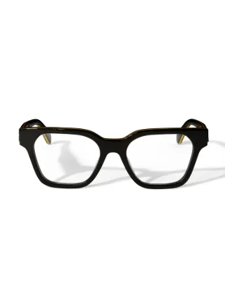 【送料&関税込】Off-White Eyewear Style 7o Glasses - Unisex Off-White OERJ070 1000 Blue Control Glasses - US