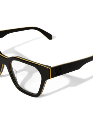 【送料&関税込】Off-White Eyewear Style 7o Glasses - Unisex Off-White OERJ070 6000 Blue Control Glasses - US
