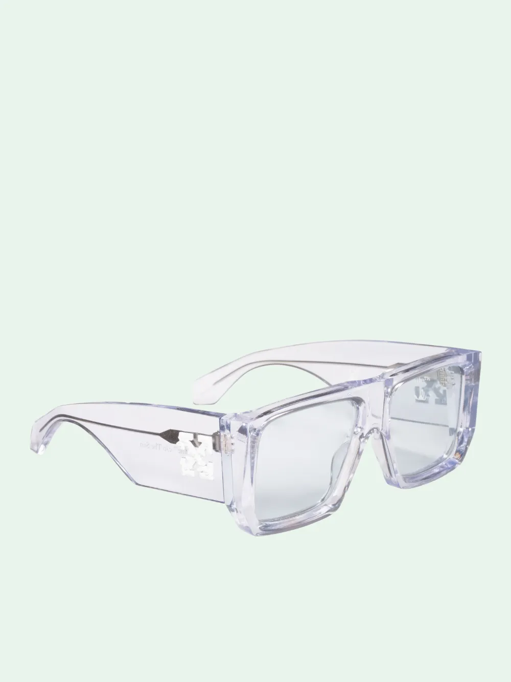 Tropez transparent sunglasses in white Off White Official US