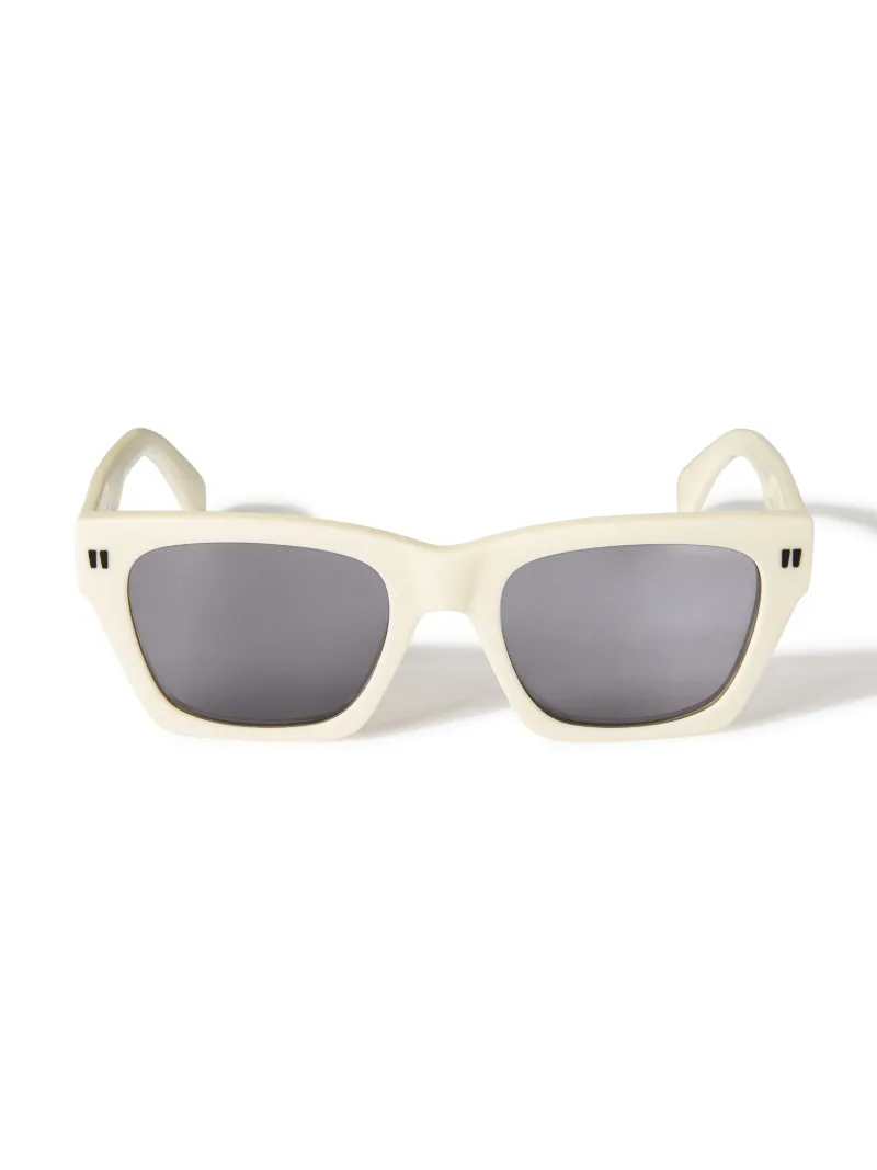 WHITE/DARK GRAY VALDEZ SUNGLASSES