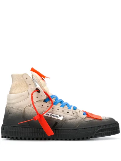 off white blue high tops