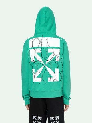 Off white fence store hoodie