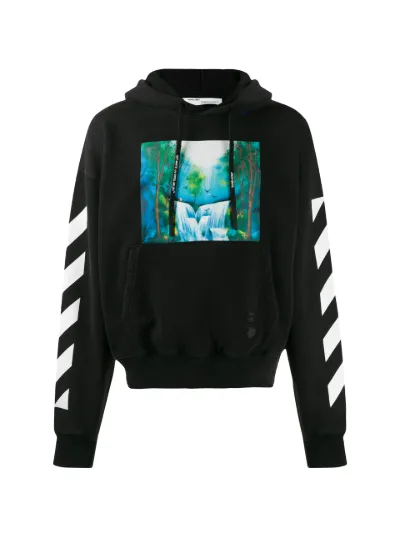 Felpa con cappuccio e stampa grafica | Off-White | Eraldo.com