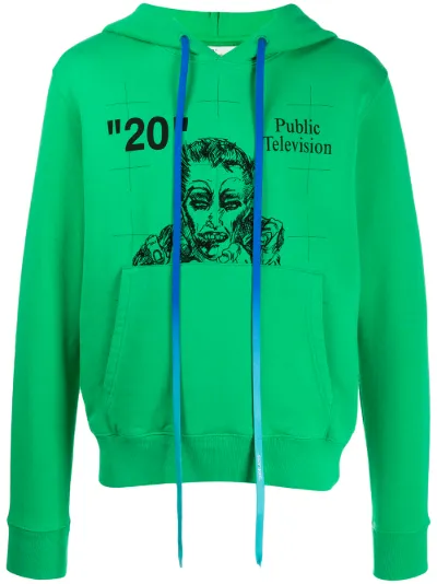 Felpa con cappuccio Public Television | Off-White | Eraldo.com