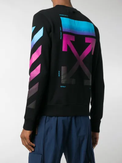 felpa viola off white