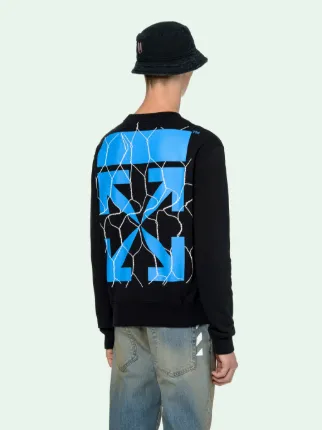 Off white fence arrow hot sale hoodie