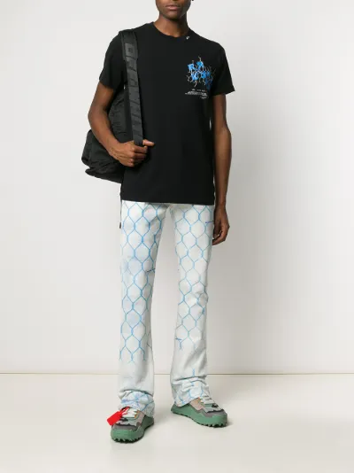 stacked bootcut jeans mens