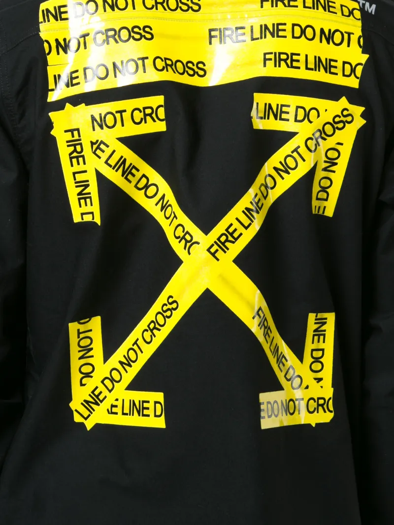off white firetape tee