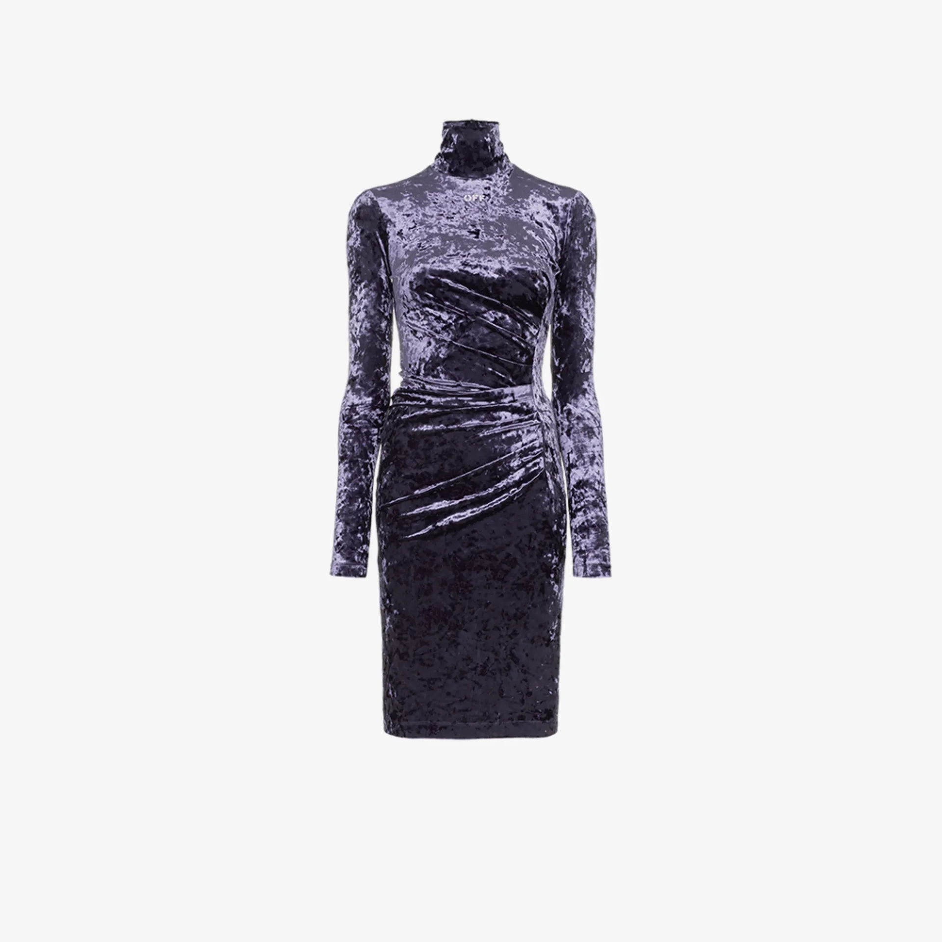 off white velvet dress