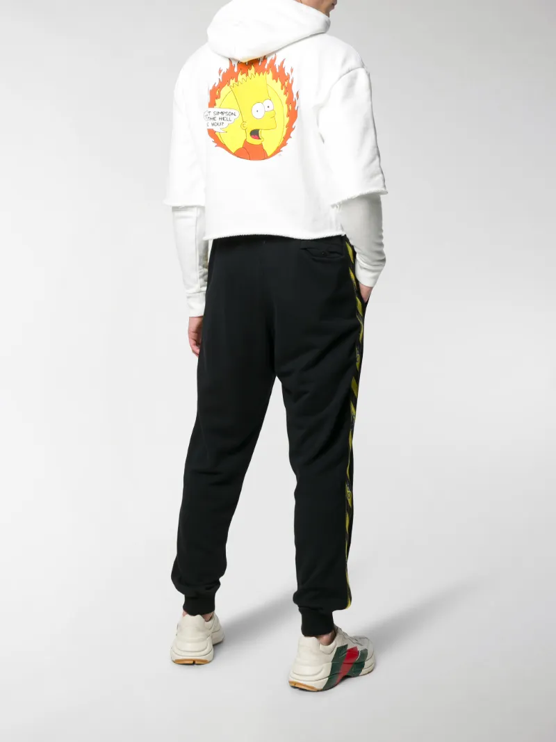 flamed bart sweatshirt