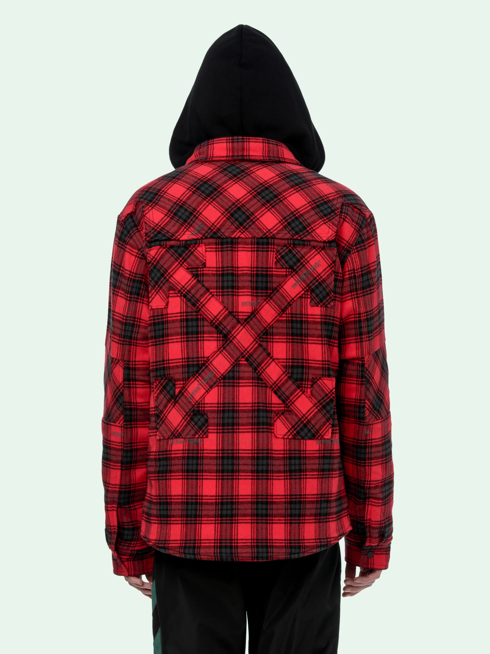 off white flannel jacket