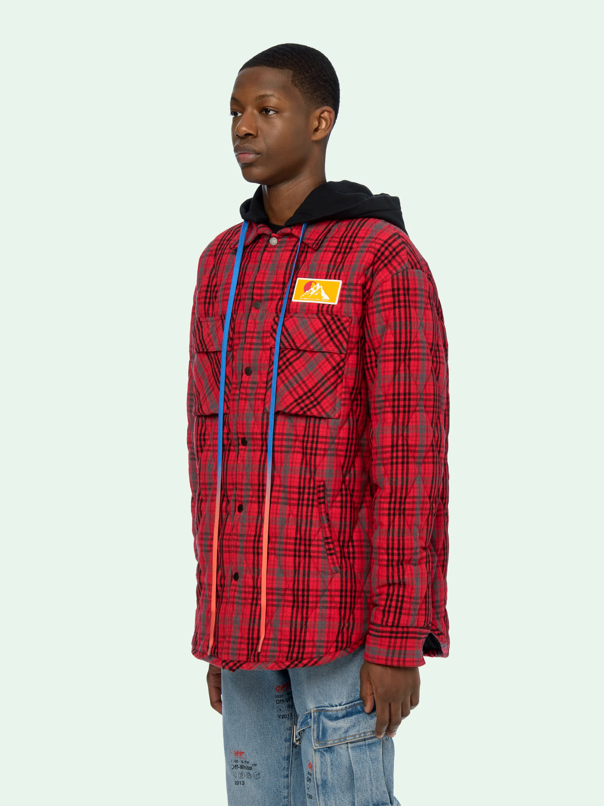 off white flannel jacket