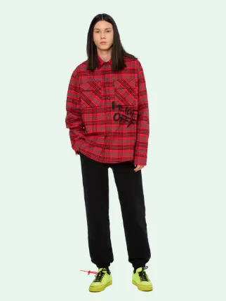 off white flannel jacket