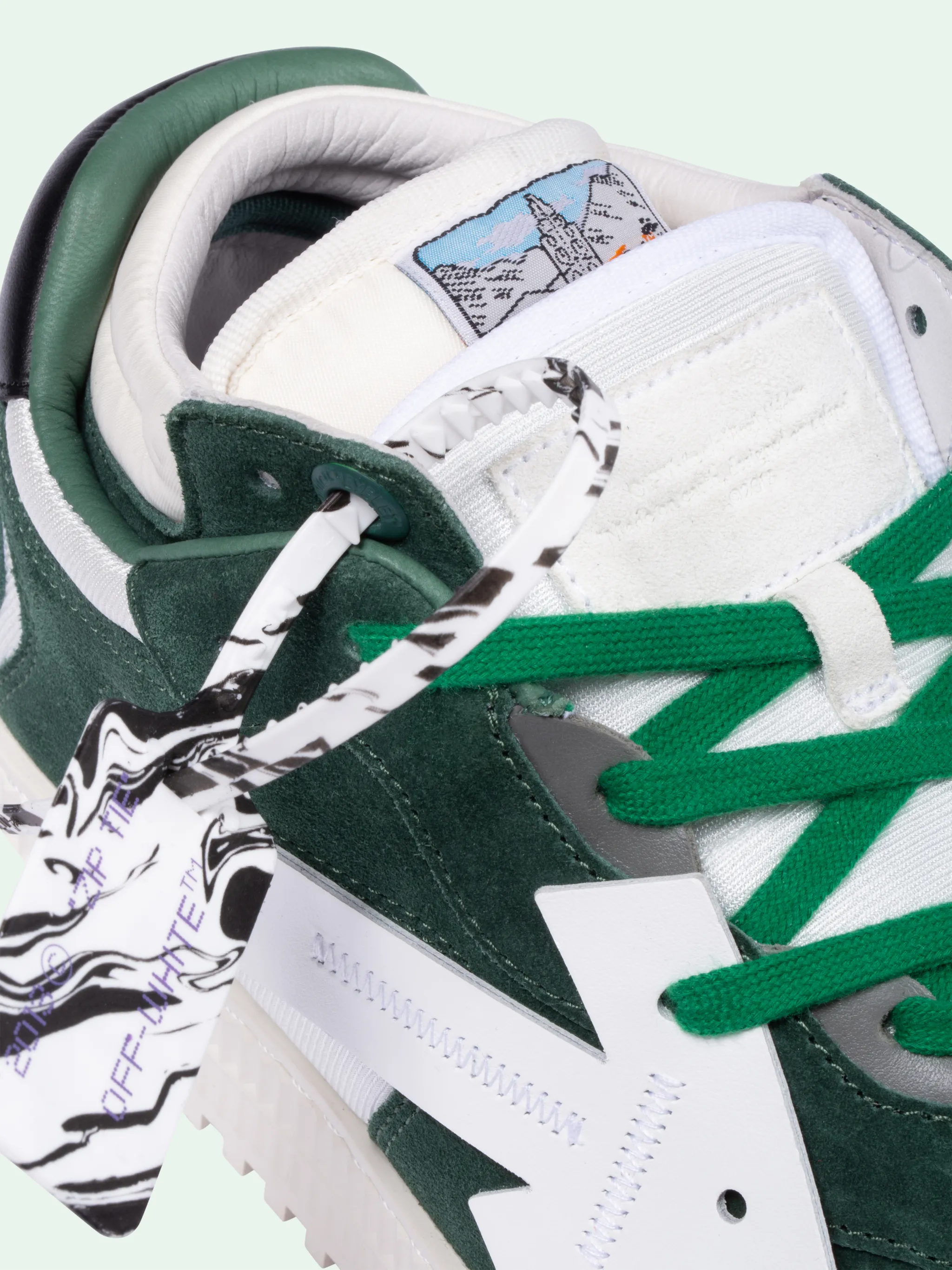off white floating arrow low sneakers