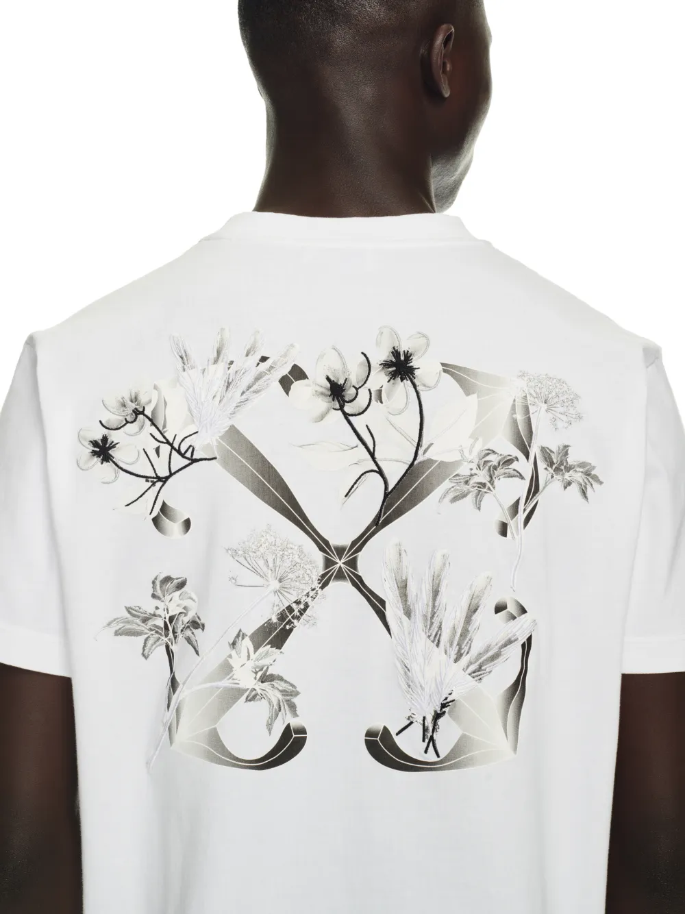 Off White Womens retailer Floral Tee