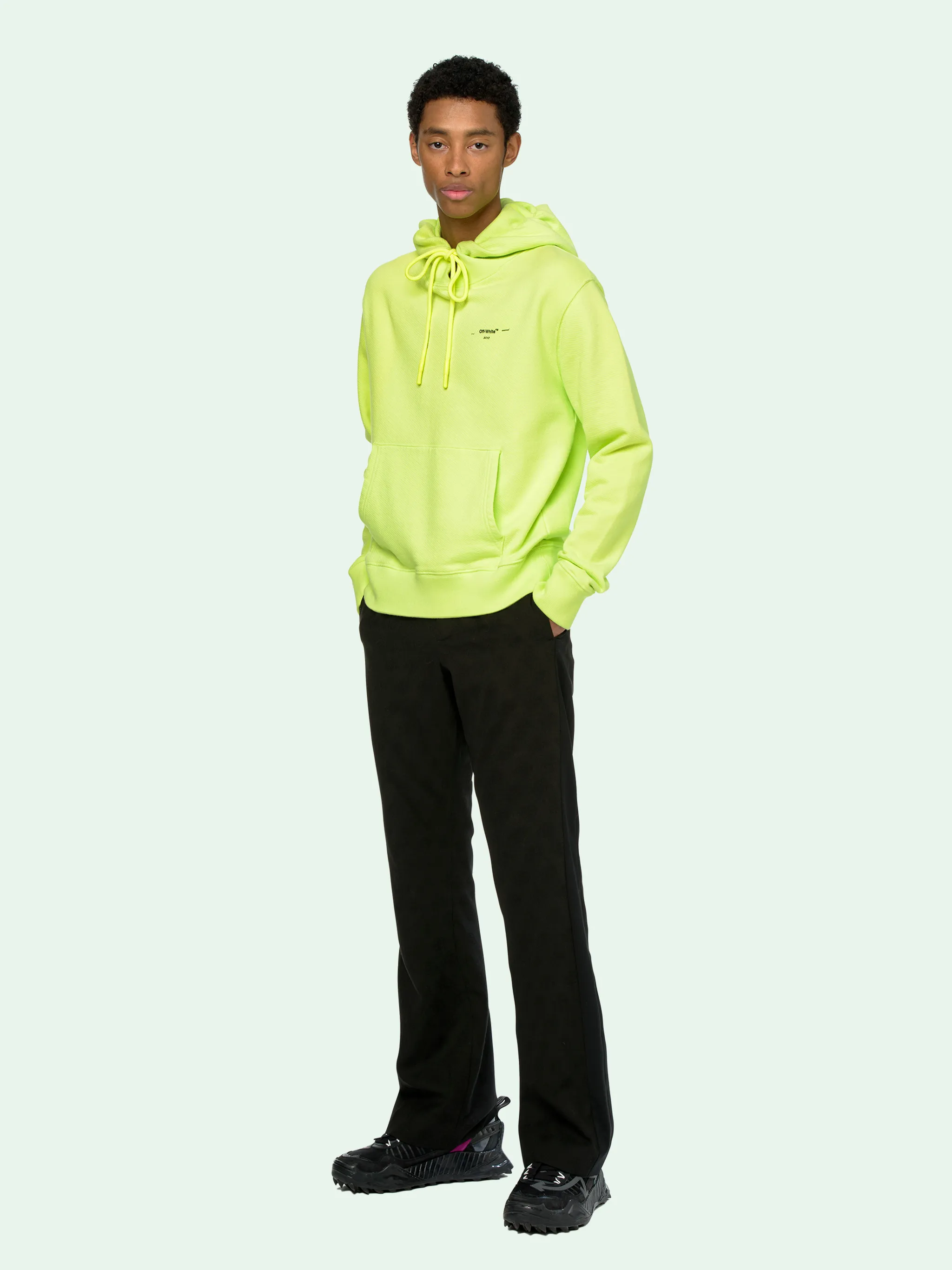 off yellow hoodie