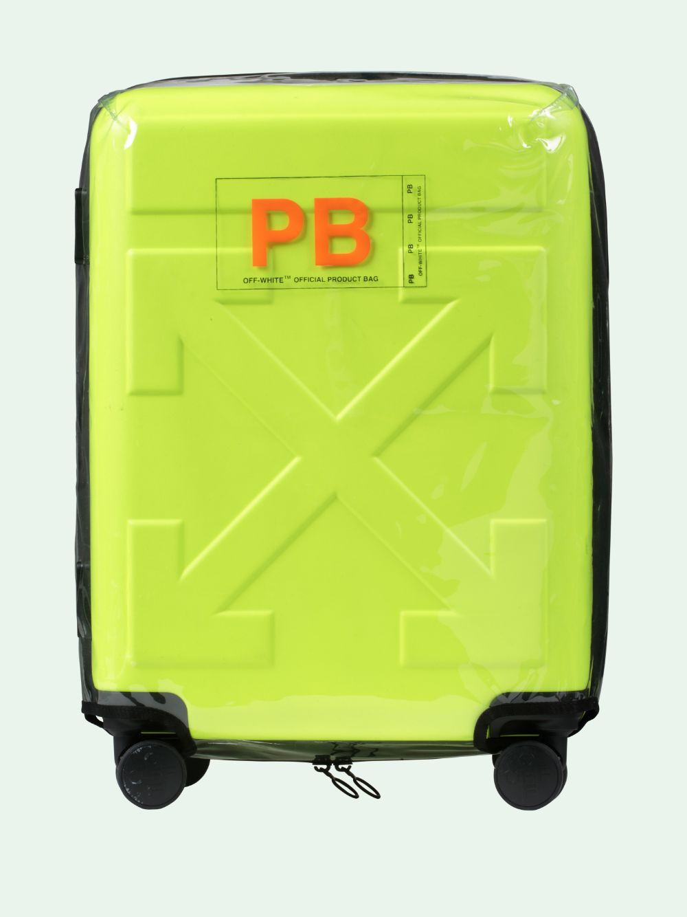 FLUO YELLOW QUOTE LUGGAGE - Off-White 