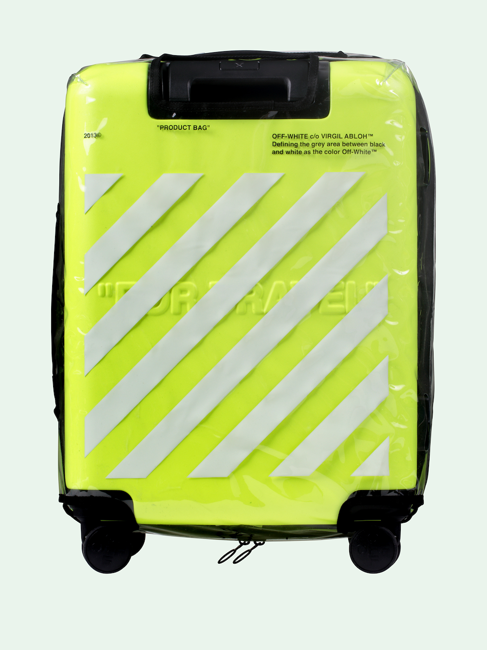 FLUO YELLOW QUOTE LUGGAGE secondary image