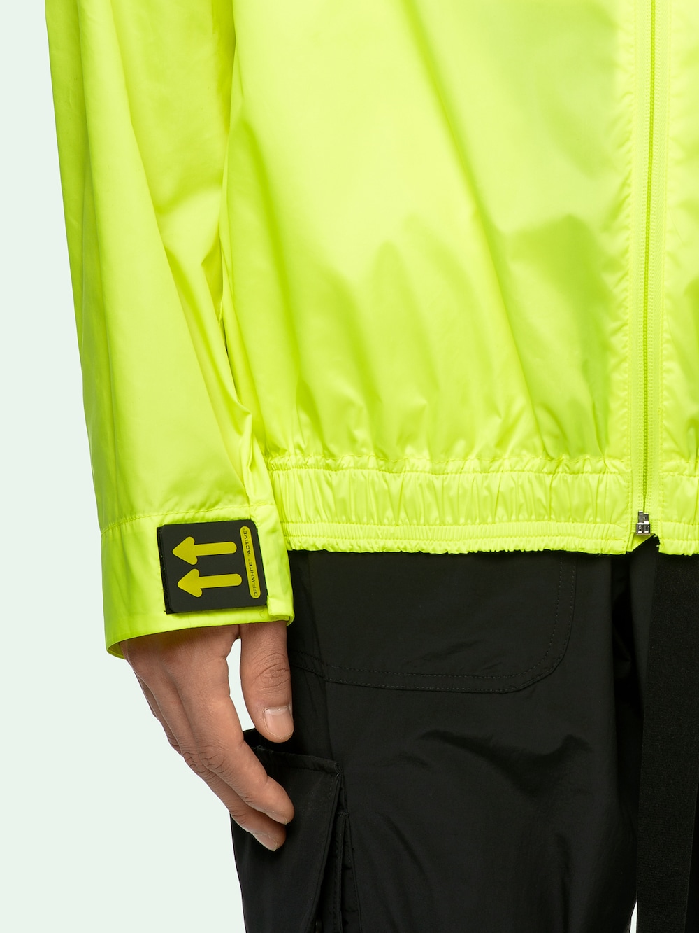 FLUO YELLOW WINDBREAKER - Off-White™ Official Site