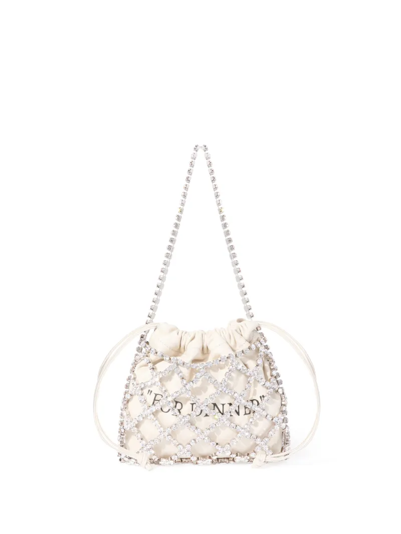 FOR DINNER CRYSTAL POUCH BAG
