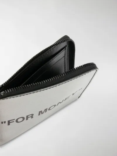 off white chain wallet
