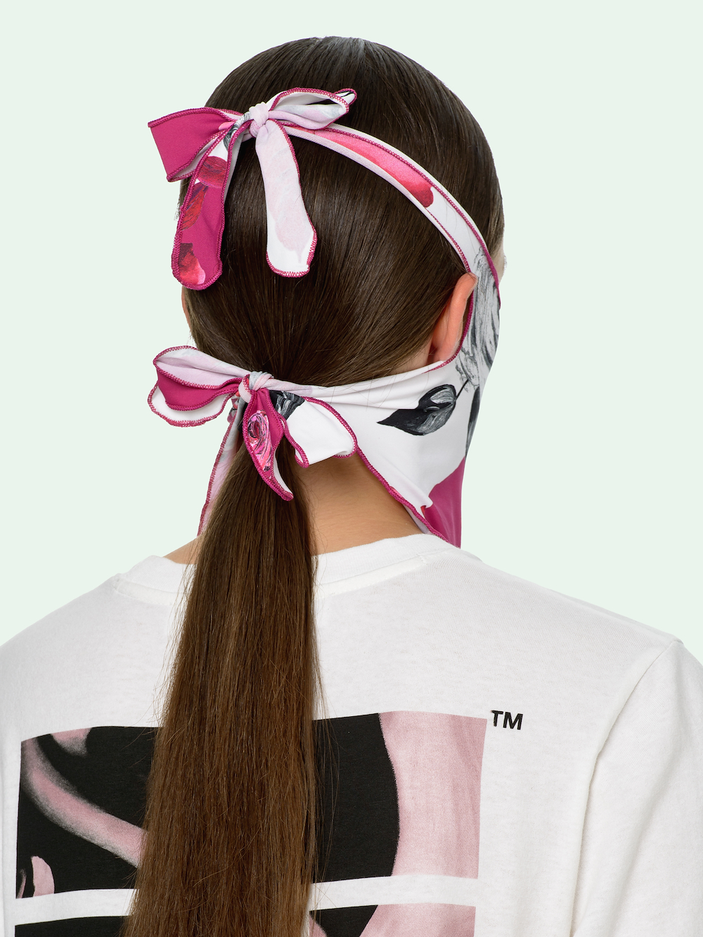 Fuchsia Bandana Mask Off White Official Site