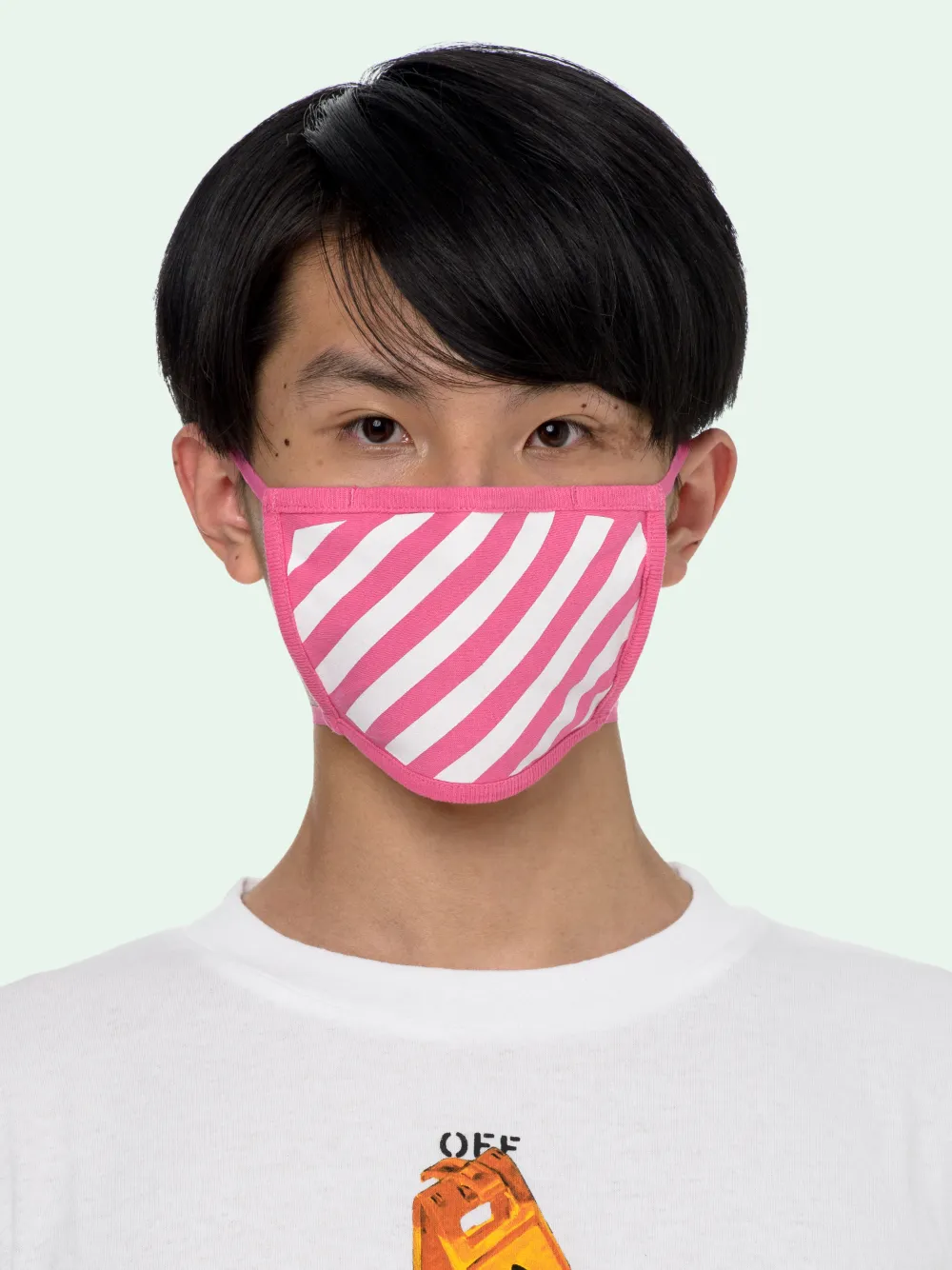 off white masked face sweatshirt