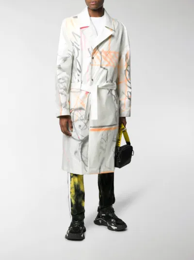 trench off white