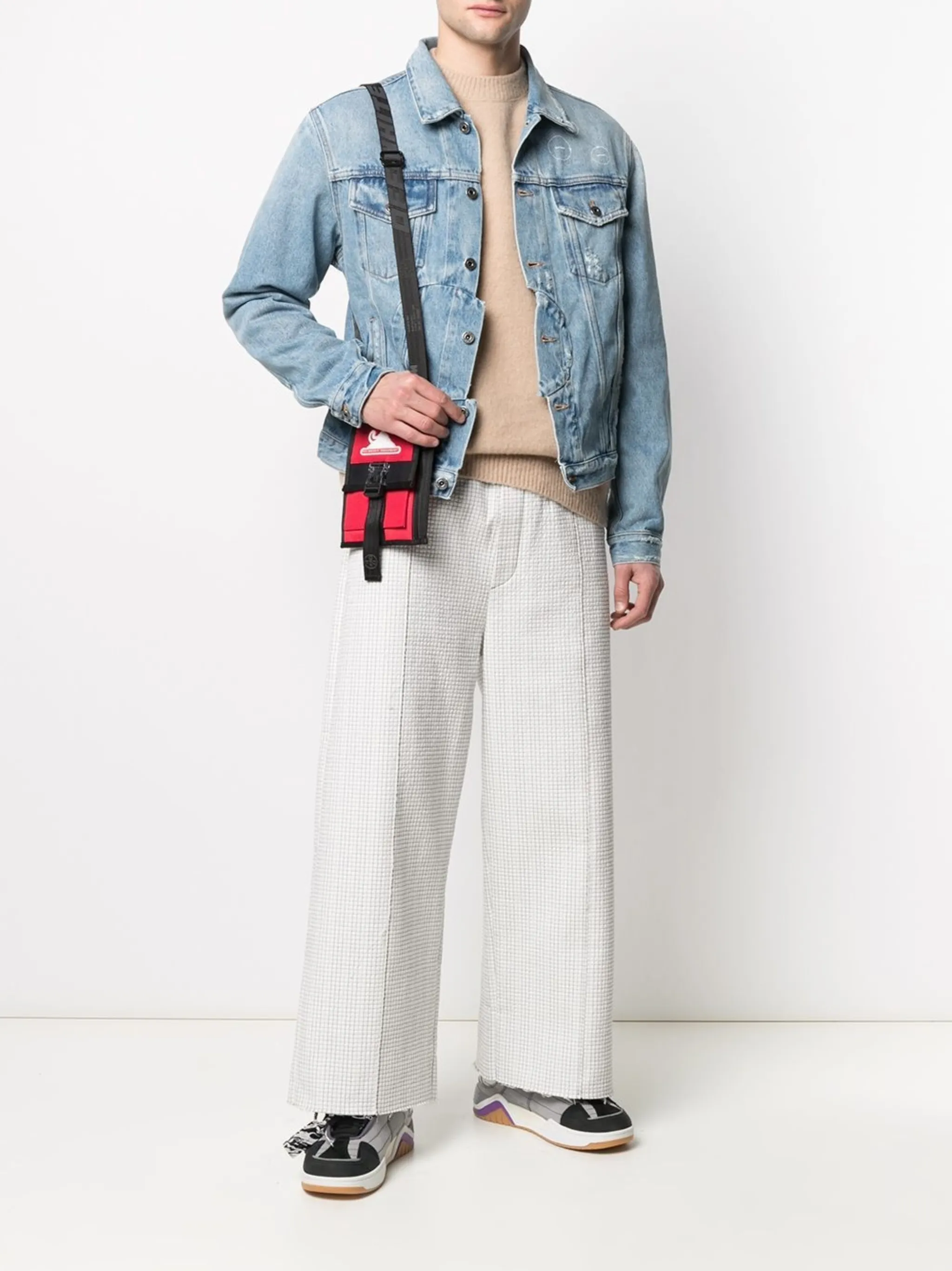 Giacca denim Arrow Twist | Off-White | Eraldo.com IT Giacca denim Arrow Twist | Off-White | Eraldo.com IT