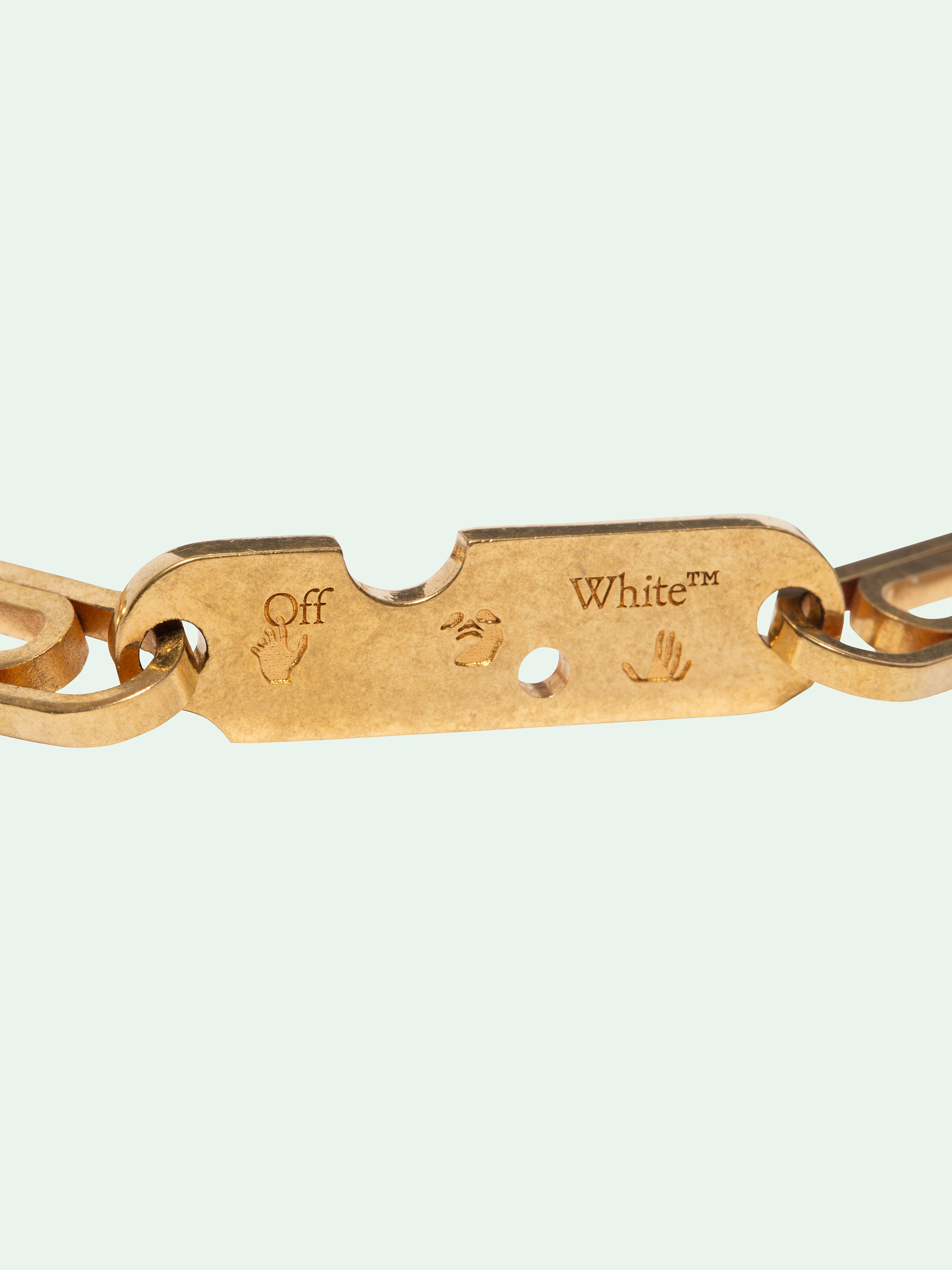 GOLDEN PAPERCLIP BRACELET - Off-White™ Official Site