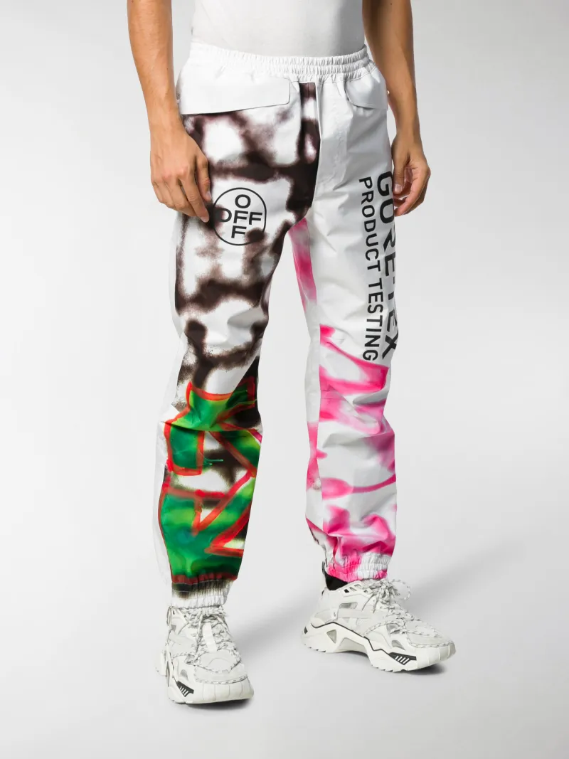 off white gore tex pants