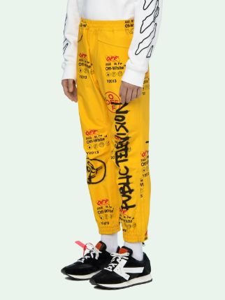 Off white hot sale yellow pants