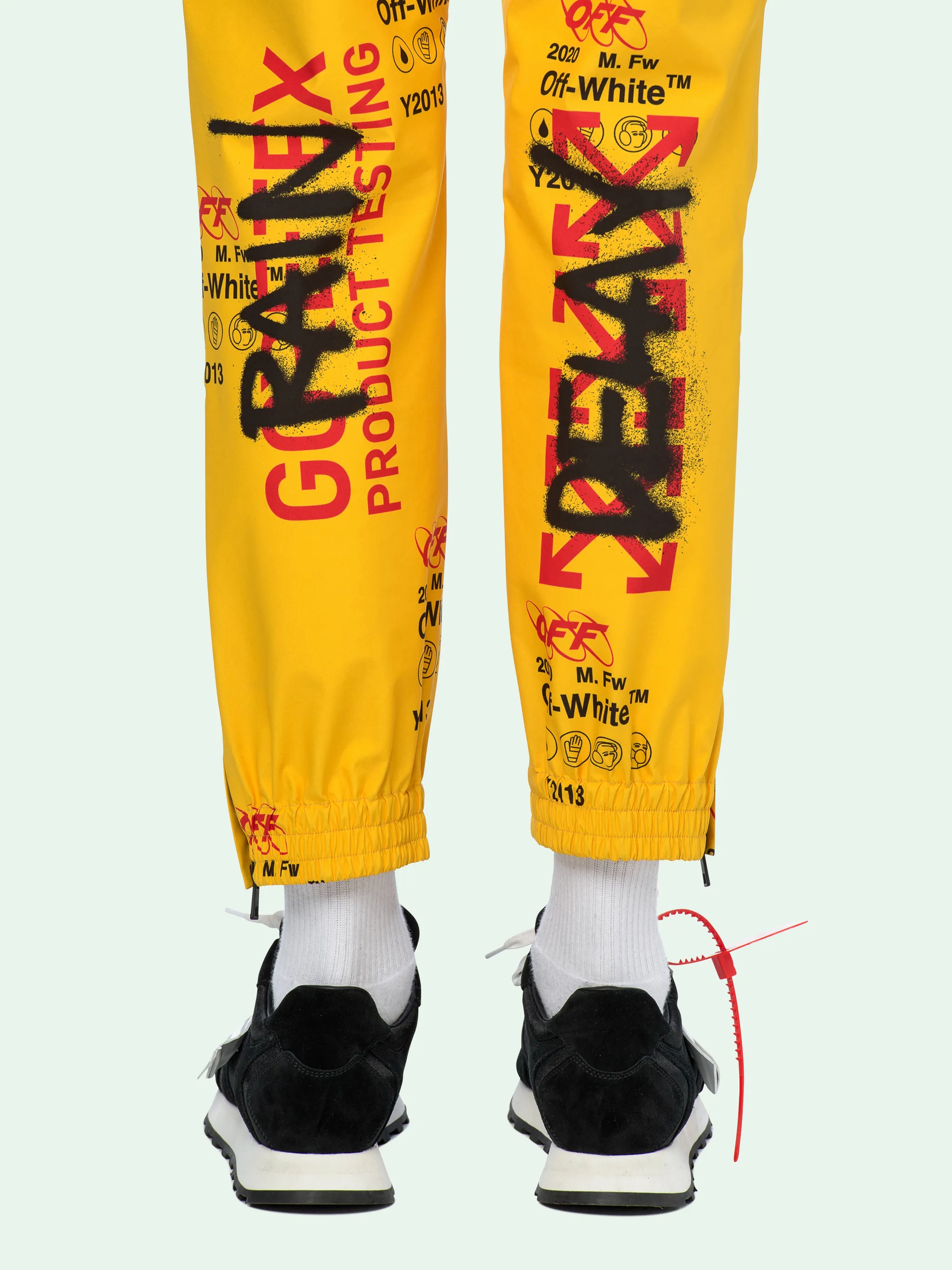 off white gore tex pants