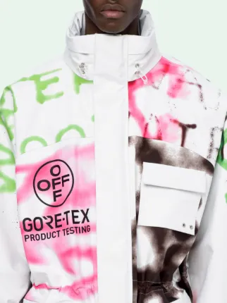 GORETEX SKI JACKET in white Off White Official US